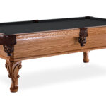 Artisan-Chippendale-Pool-Table-Charcoal-Felt
