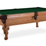 Artisan-Chippendale-Pool-Table-Spruce-Green-Felt