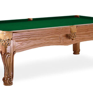 Artisan – “Laguna Wave” – Carved Wood Pool Table – Sizes 7, 8 and 9 Foot
