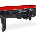 Artisan-Pacifica-Pool-Table-Red-Felt