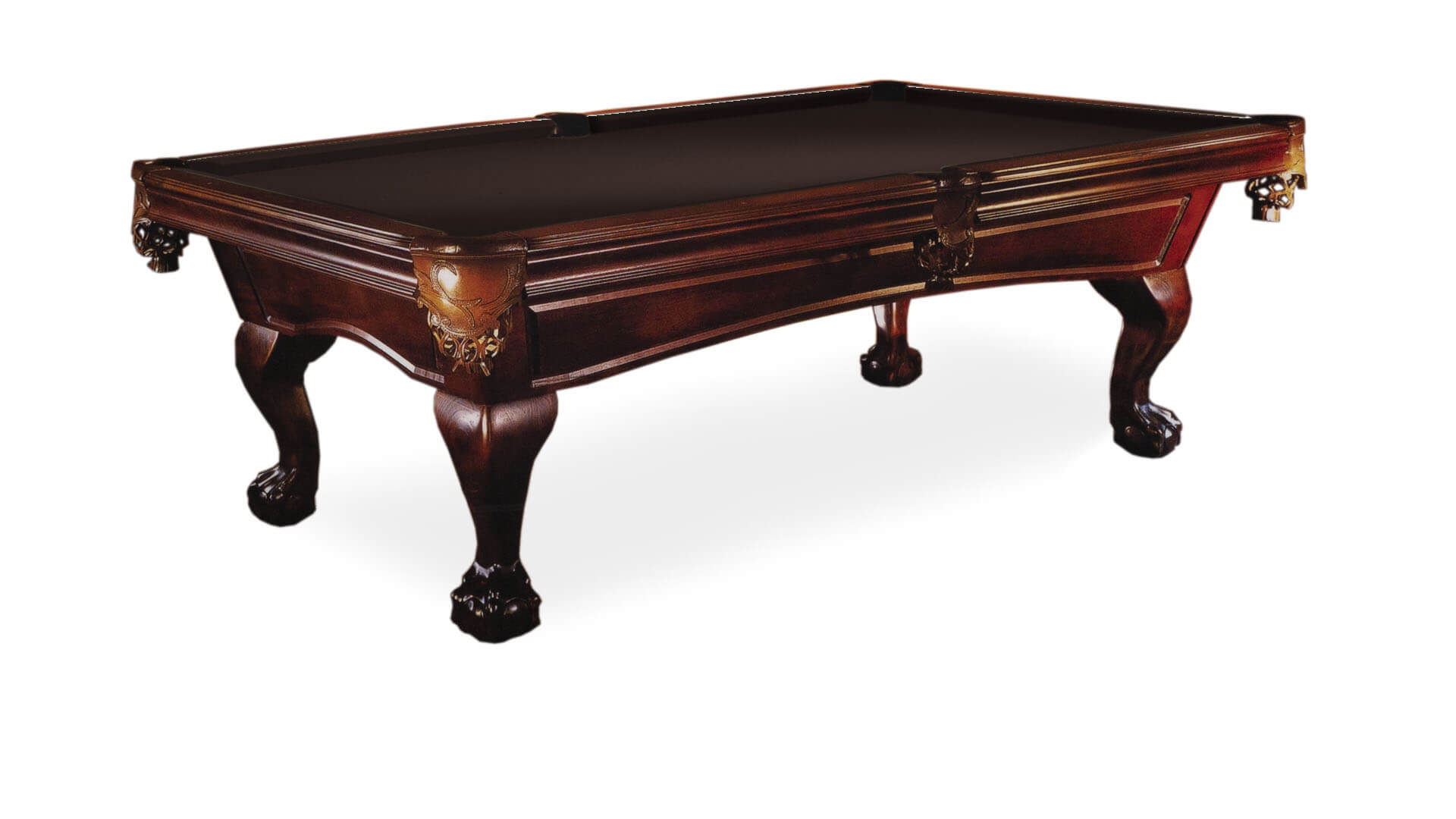 Beach – Pool Table – “Lancaster” – Mahogany – Pool Table Sizes 7, 8, and 9 Foot - Image 3