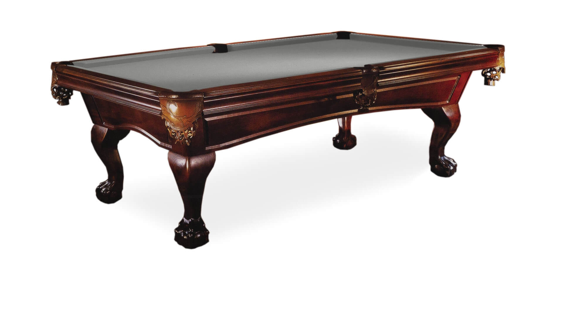 Beach – Pool Table – “Lancaster” – Mahogany – Pool Table Sizes 7, 8, and 9 Foot - Image 2