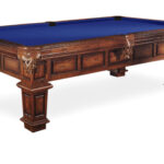 Beach-Linenfold-Oak-Pool-Table-Electric-Blue-Felt-1