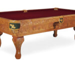 Beach-Merlot-Oak-Pool-Table-Burgundy-Felt
