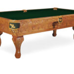 Beach-Merlot-Oak-Pool-Table-Spruce-Green-Felt
