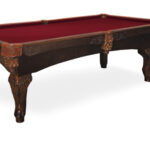 Beach-Newport-Pool-Table-Burgundy-Felt