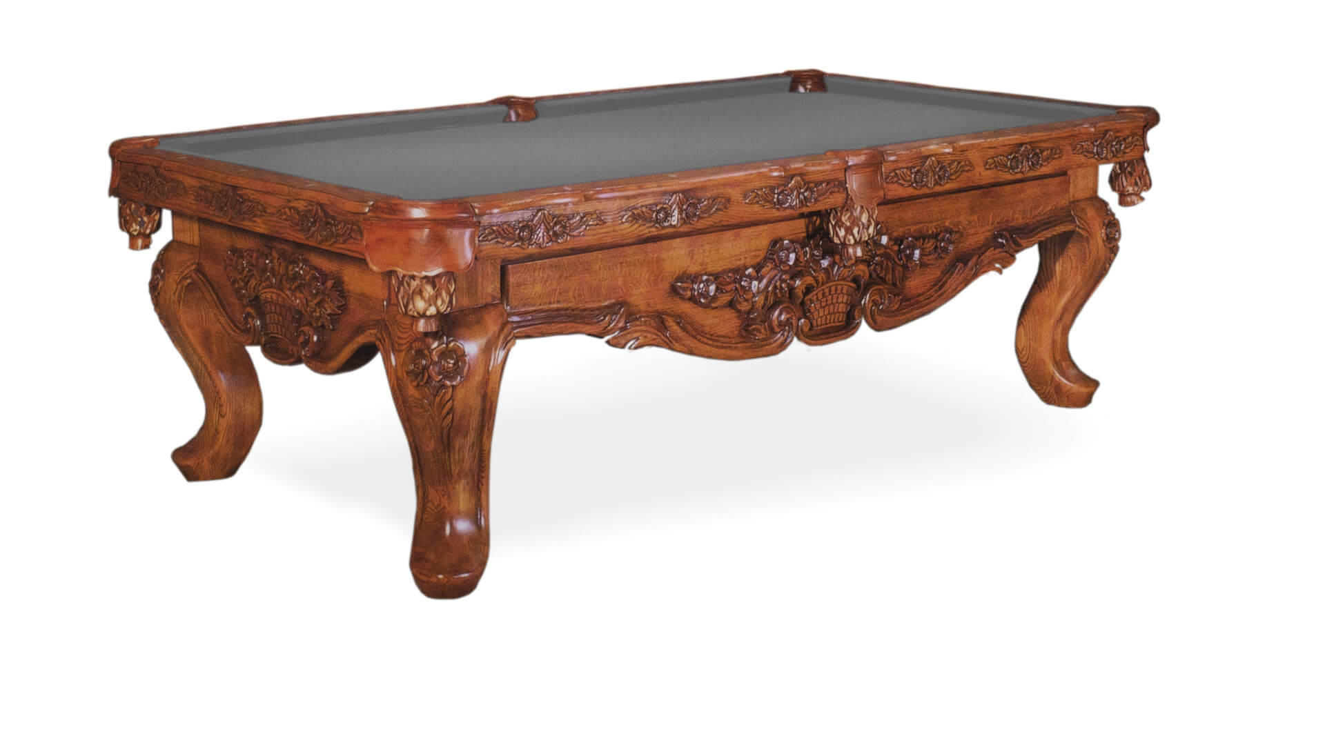 Beach – Pool Table – “Rosewood” – Oak – Pool Table Sizes 8 and 9 Foot - Image 19