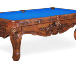 Beach-Rosewood-Oak-Pool-Table-Tournament-Blue-Felt