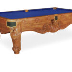 Beach-Sanibel-Oak-Pool-Table-Electric-Blue-Felt