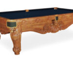 Beach-Sanibel-Oak-Pool-Table-Navy-Felt