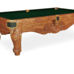 Beach-Sanibel-Oak-Pool-Table-Spruce-Green-Felt