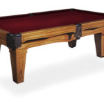 Beach-Santa-Ana-Oak-Pool-Table-Burgundy-Felt