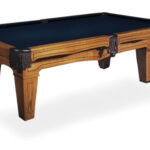 Beach-Santa-Ana-Oak-Pool-Table-Navy-Felt