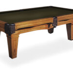 Beach-Santa-Ana-Oak-Pool-Table-Olive-Felt