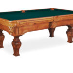 Beach-Valencia-Maple-Pool-Table-Blue-Green-Felt
