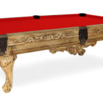 Golden-West-Bella-Pool-Table-Red-Felt