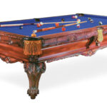 Golden-West-Cavanaugh-Pool-Table-Electric-Blue-Felt