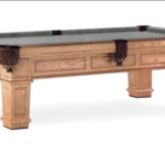 Golden-West-Highlander-Square-Leg-Pool-Table-Grey-Felt
