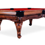 Golden-West-Nicholas-Pool-Table-Red-Felt