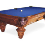 Golden-West-Union-League-Pool-Table-Electric-Blue-Felt