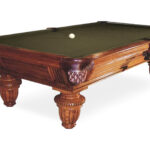 Golden-West-Union-League-Pool-Table-Olive-Felt