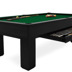 Imperial – “Brookline” Pool Table with Storage – Black – 7 Foot and 8 Foot