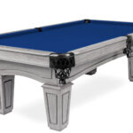 Imperial-Resolute-Silvermist-Tapered-Box-Legs-Pool-Table-Royal-Blue-Felt