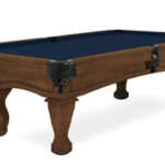 Imperial-Resolute-Whiskey-Ball-Claw-Legs-Pool-Table-Navy-Felt