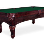 Kay-Woods-Newport-Cherry-Pool-Table-Dark-Green-Felt
