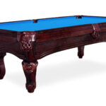 Kay-Woods-Newport-Cherry-Pool-Table-Tournament-Blue-Felt