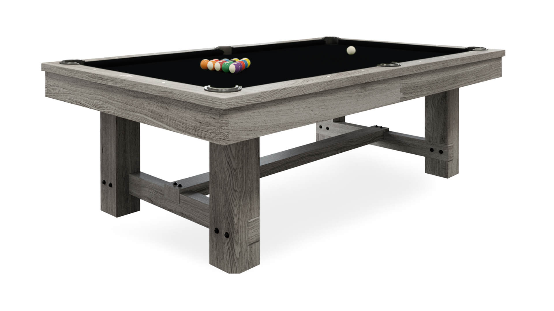 Kay Woods – “Rustic” – Grey Pool Table – 8 ft - Image 10