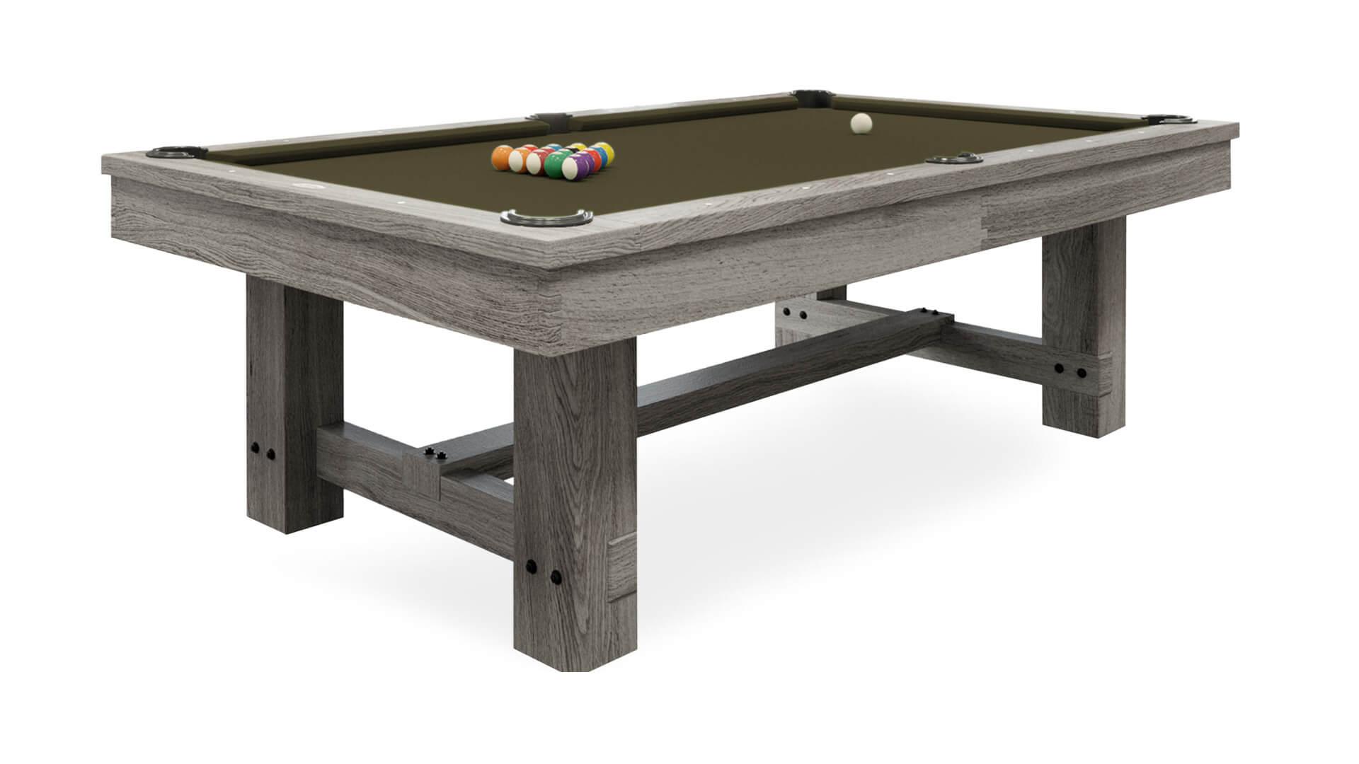 Kay Woods – “Rustic” – Grey Pool Table – 8 ft - Image 17