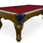 Plank-and-Hide-El-Dorado-Pool-Table-Burgundy-Felt