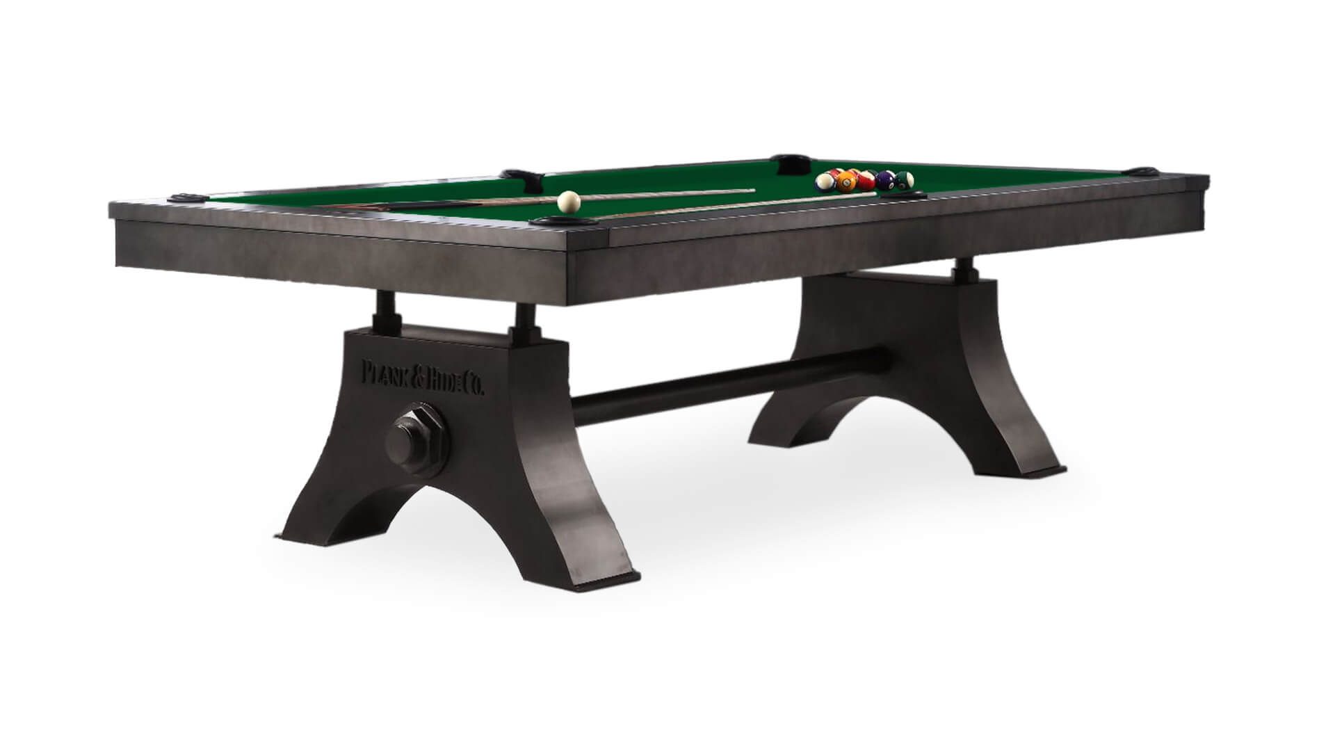 Plank and Hide – Pool Table – “Jaxx” – 8 Foot