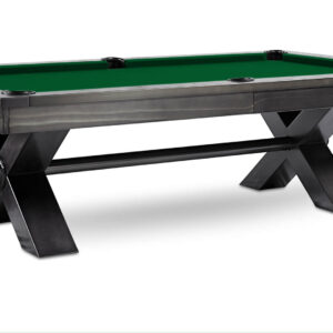 Plank and Hide – Pool Table – “Vox” – Gunmetal – 8 Foot