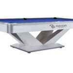 Rasson-Victory-II-Plus-White-Pool-Table-Full-Electric-Blue-Felt