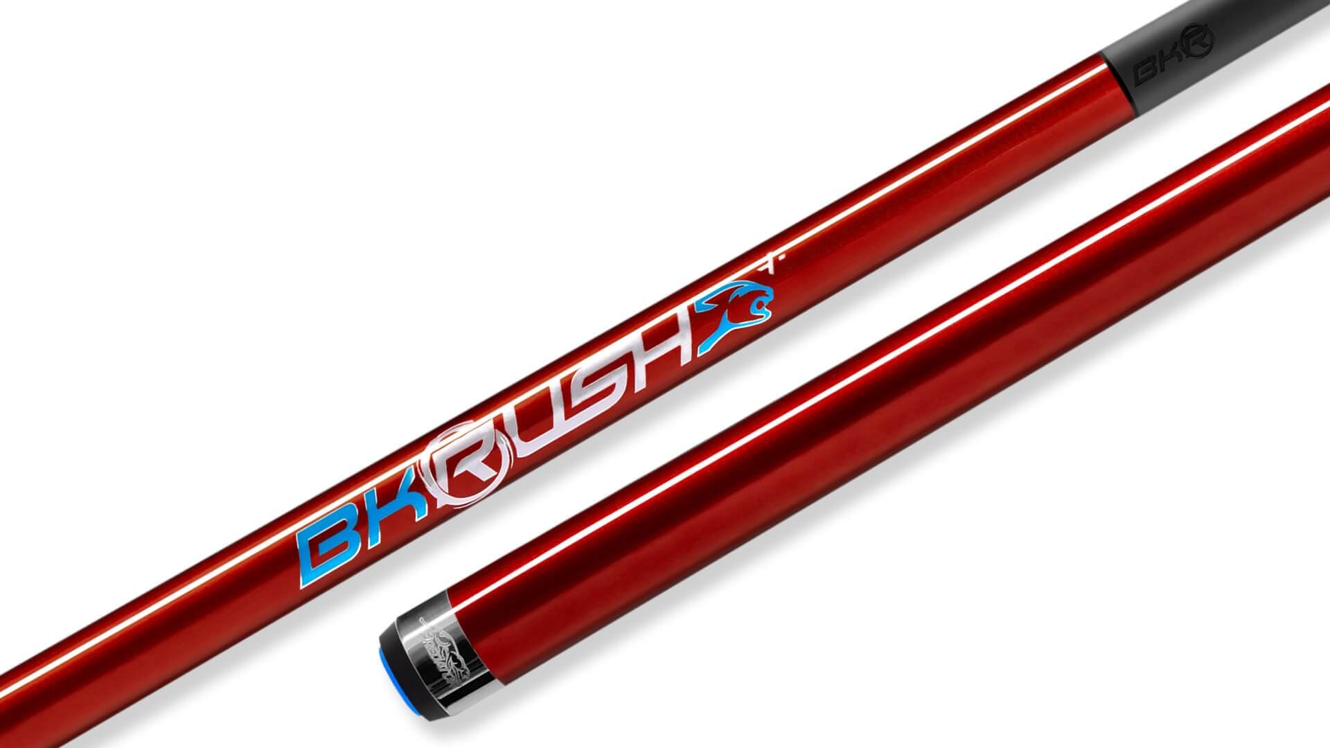 Predator - "BK Rush +" Jump / Break Cue Red - Wrapless