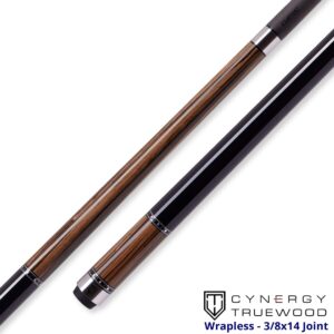 Cuetec Cynergy – Truewood Ebony II Pool Cue – Wrapless – 95-104NW