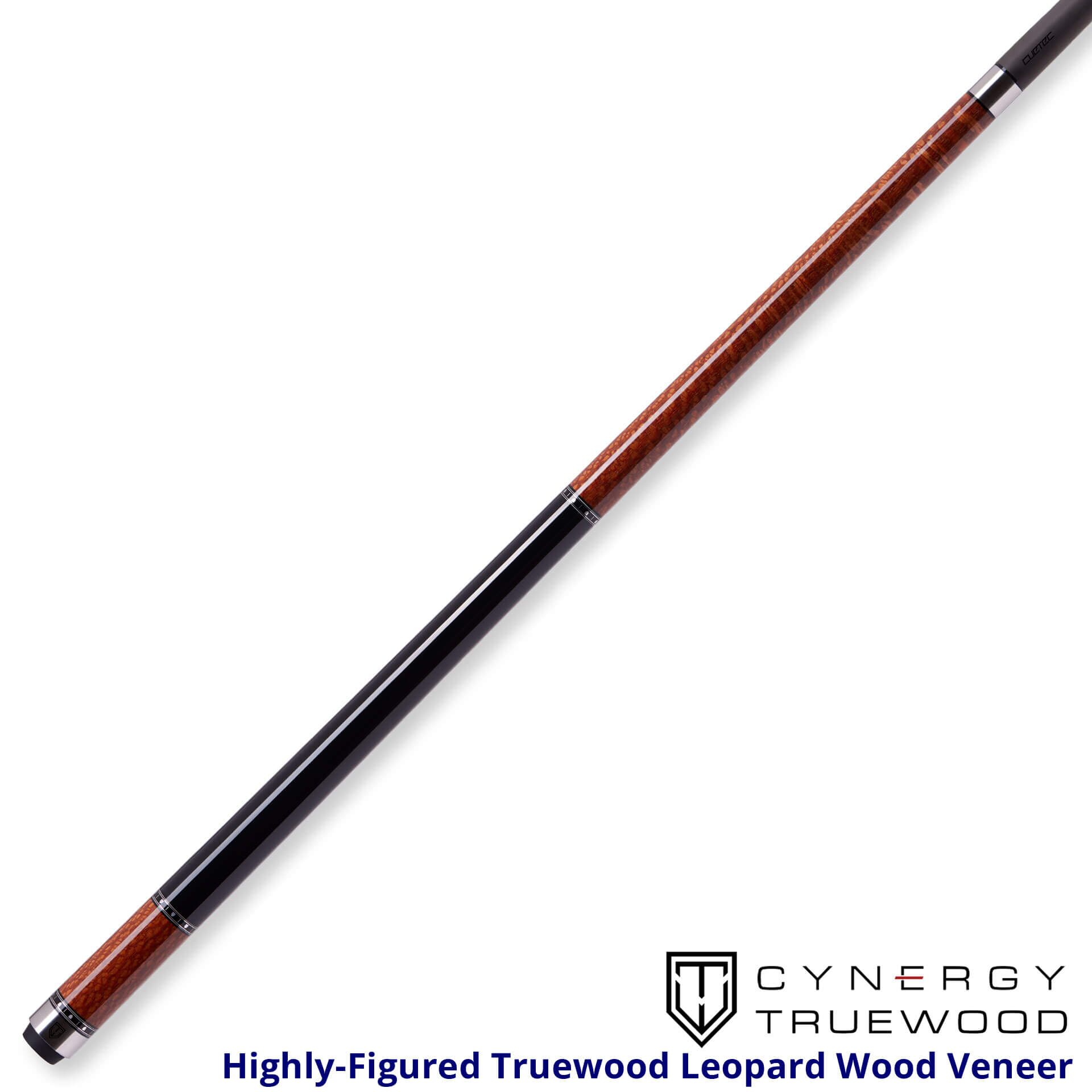 Cuetec Cynergy – Truewood Leopard II Pool Cue – Wrapless – 95-108NW - Image 2