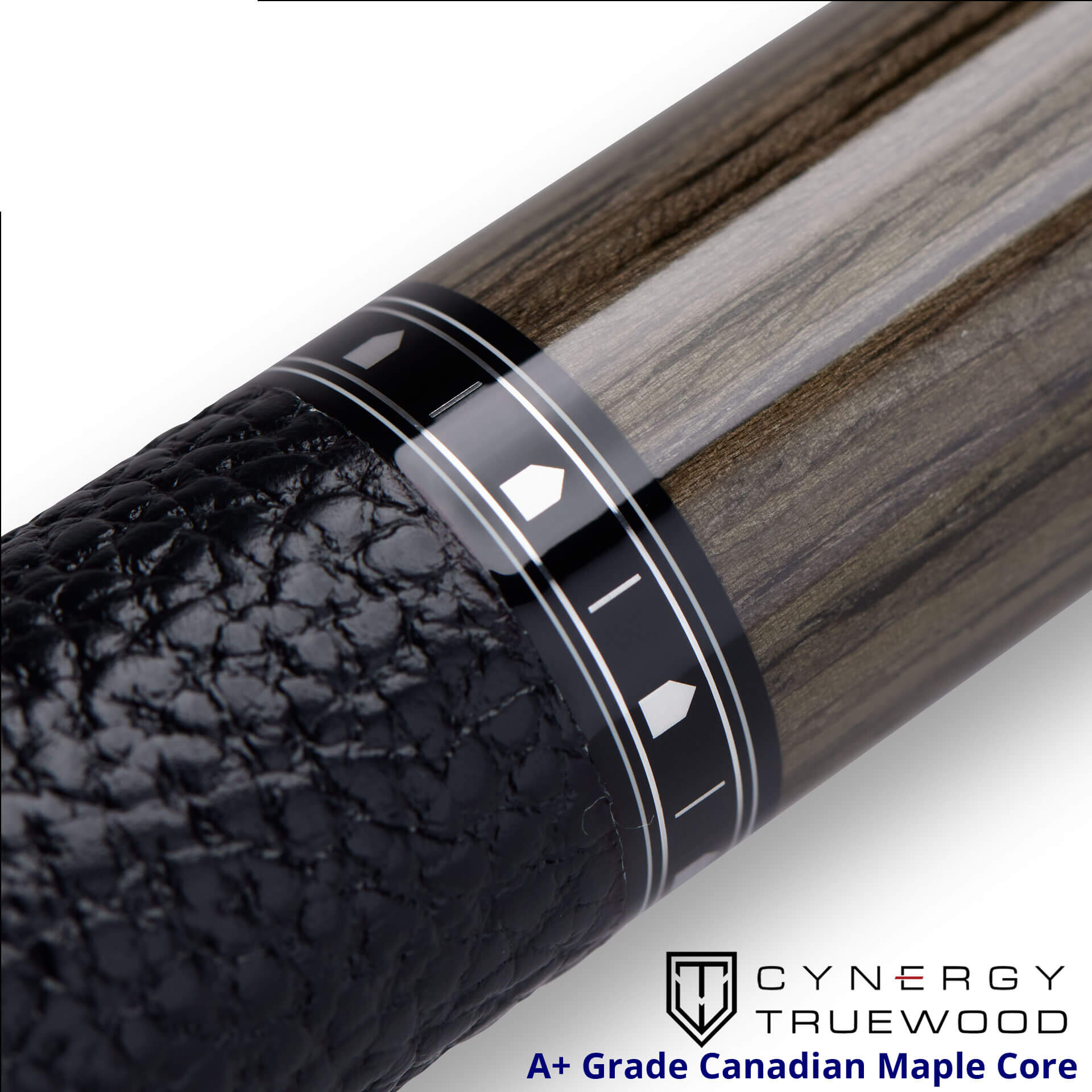 Cuetec Cynergy – Truewood Walnut II Pool Cue – Leather Wrap – 95-106LTW - Image 3