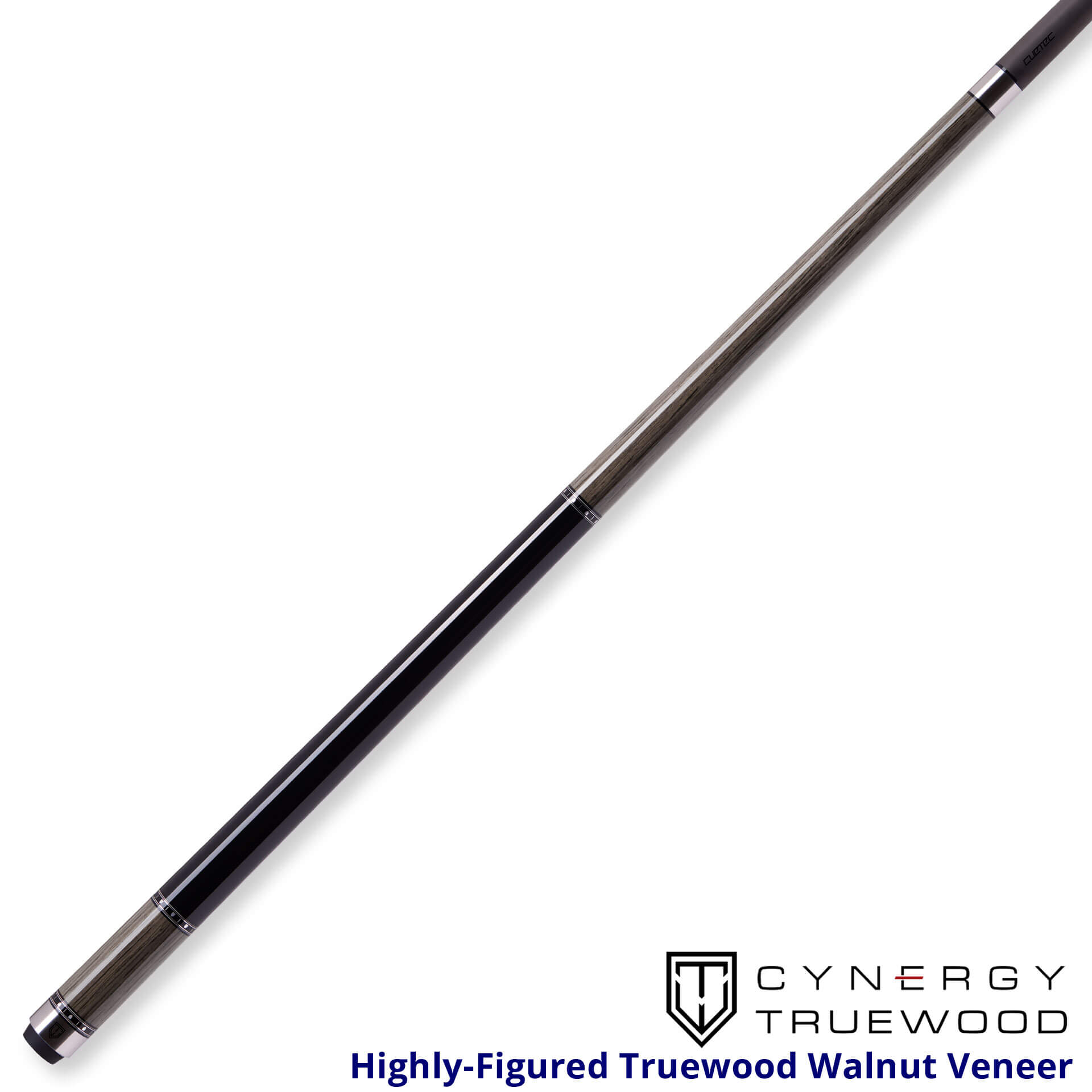 Cuetec Cynergy – Truewood Walnut II Pool Cue – Wrapless – 95-106NW - Image 2