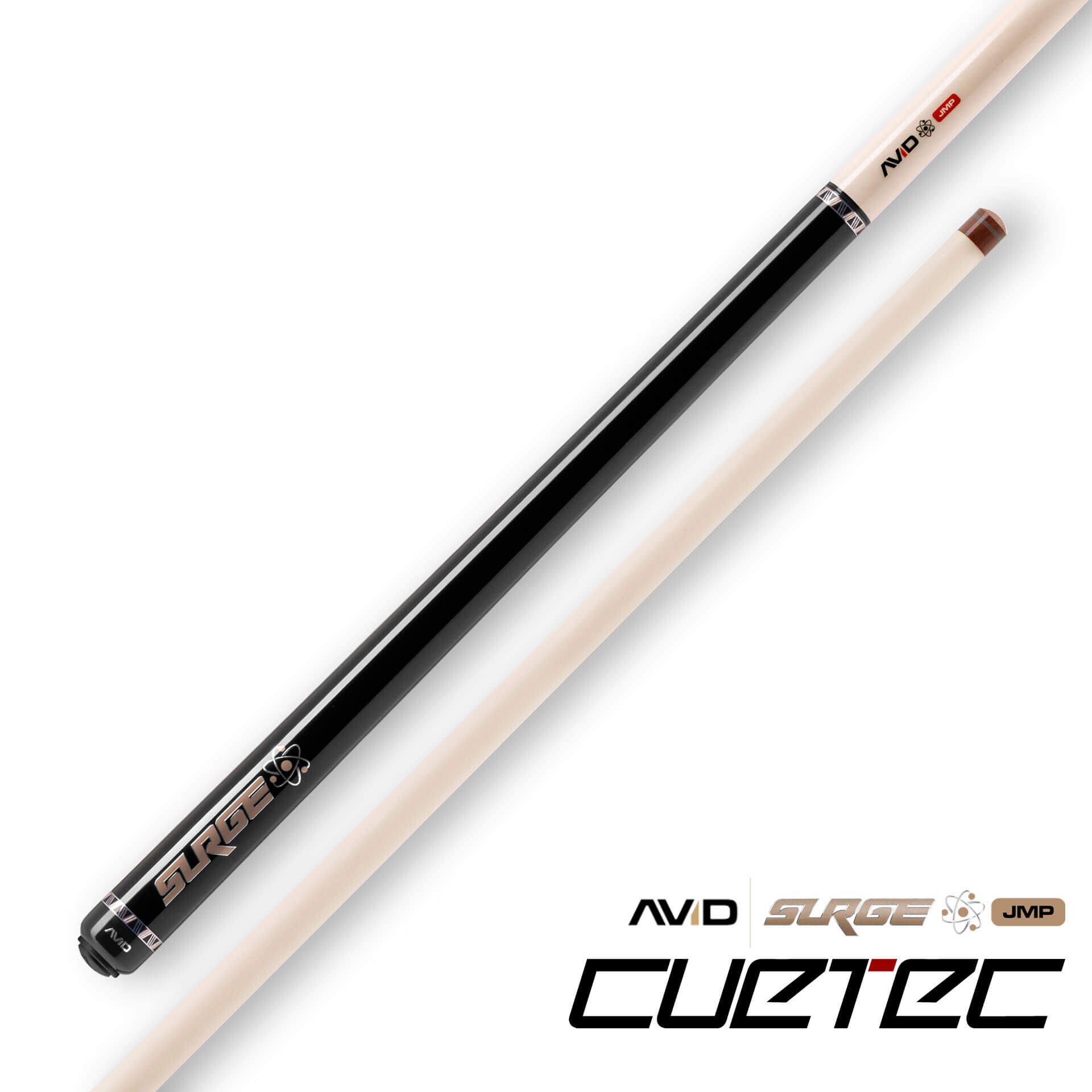Cuetec – AVID Surge Jump Cue – Black and Gold
