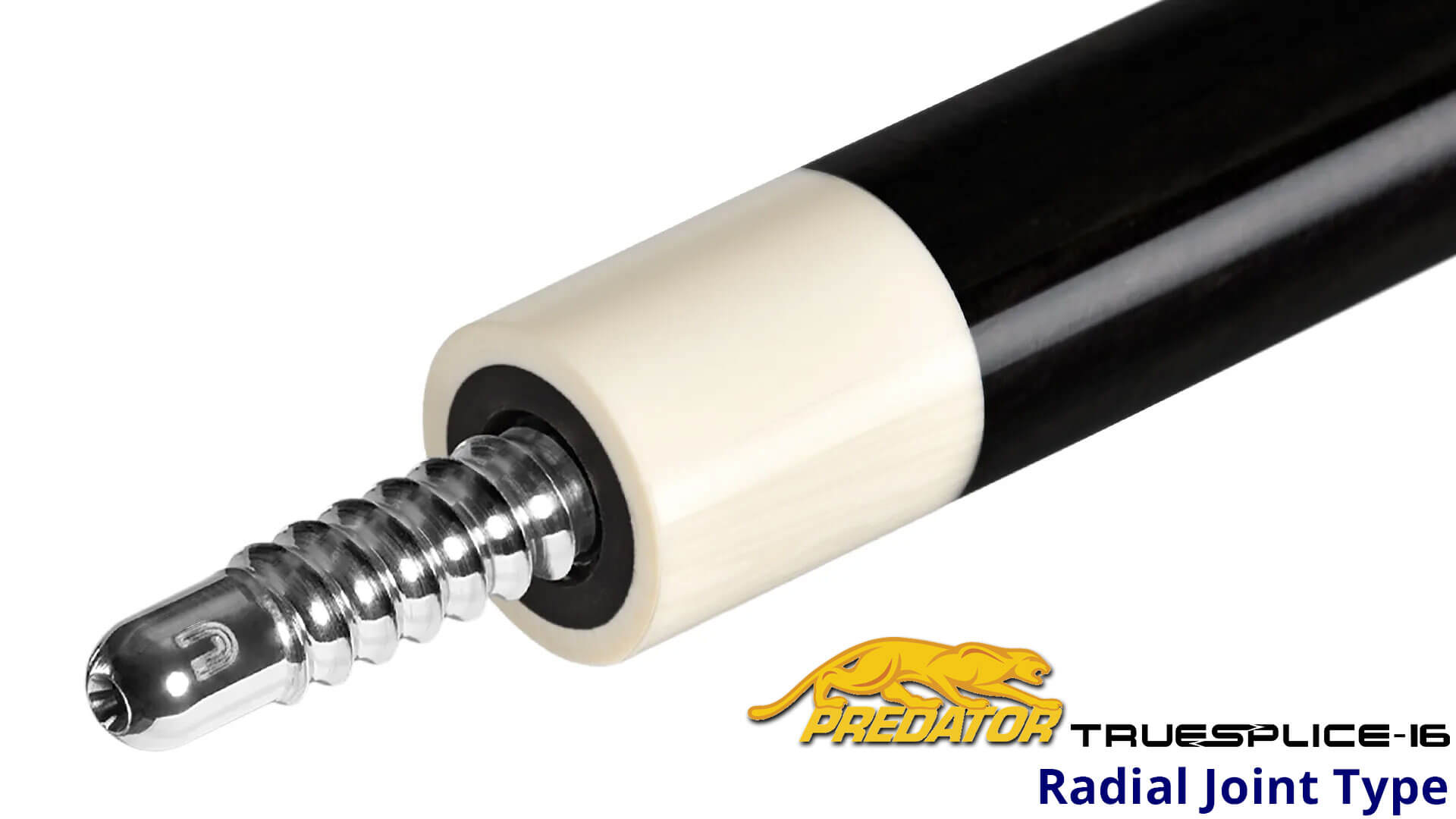 Predator – Limited Edition “True Splice 16” Ebony Pool Cue – Leather Wrap - Image 4