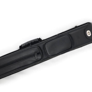 Pool Cue Case – 3×5 Black Dual Pockets – Hard Case