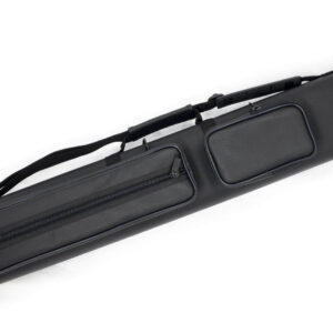 Pool Cue Case – 4×6 Black Dual Pockets – Hard Case