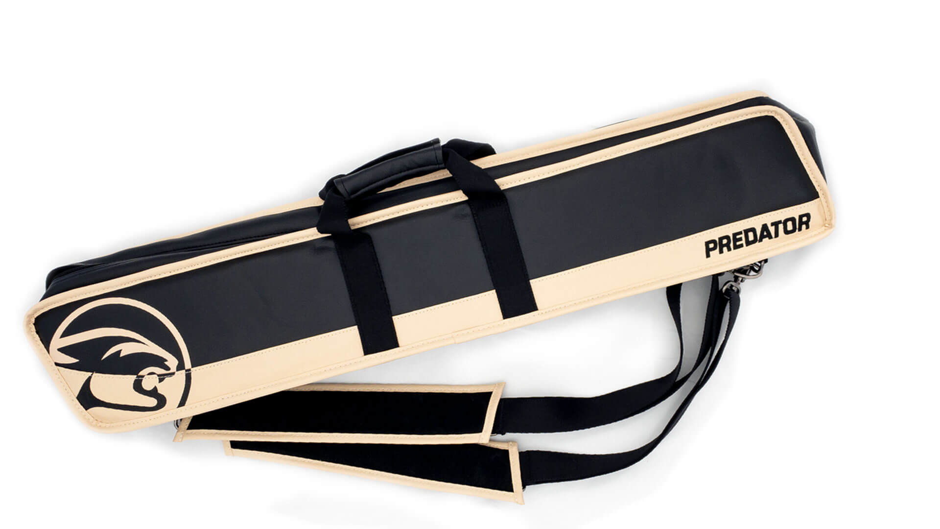 Predator Cue Case – “Roadline” – Beige Black – 4×8 Soft Case - Image 4