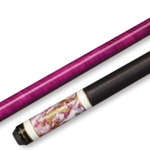 Players – Pool Cue Magenta Gold Graphics Irish Linen – C946