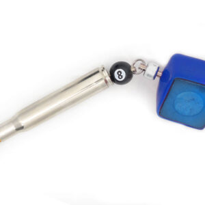 Pocket Chalker – Pool Chalk Holder – Bullet – Blue