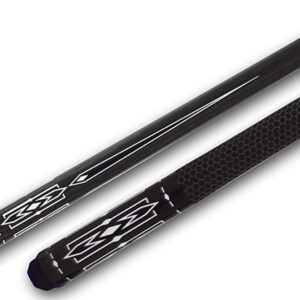 Cuetec – “Platinum Graphite” – Black Pool Cue with Wrap – 13-137