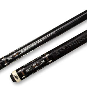 Dufferin – Black Pool Cue Thuya Burl & Leather Wrap – D-SE35